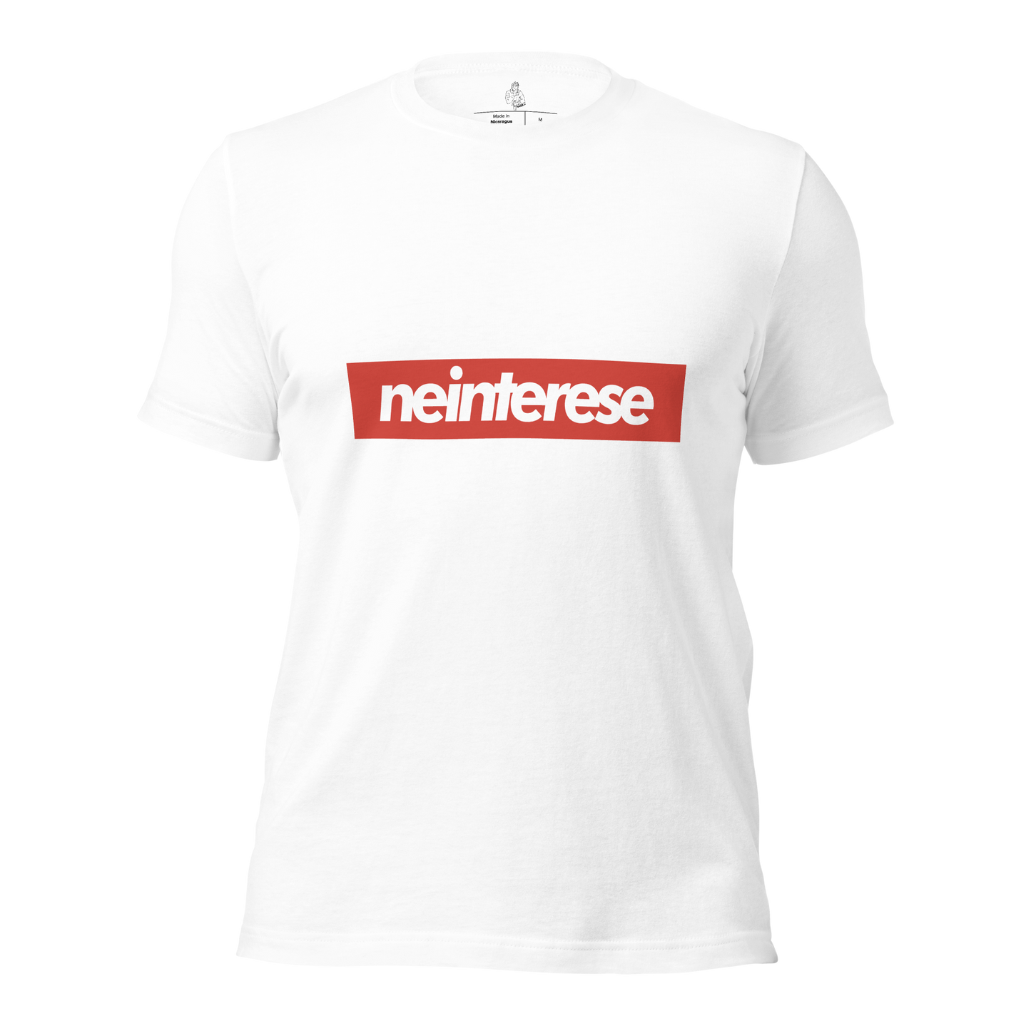 Unisex t-shirt neintereme