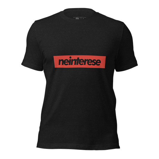 Unisex t-shirt neintereme